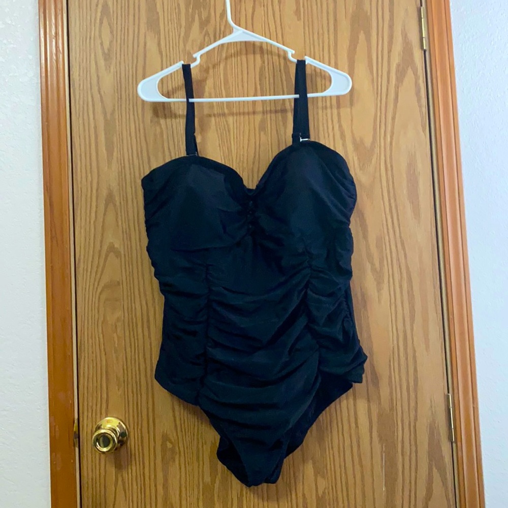 Black One Piece Swimsuit